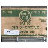 24 Pints of Quaker State 2-Cycle Oil