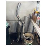 2 New Old Stock Mufflers w/ Tailpipe