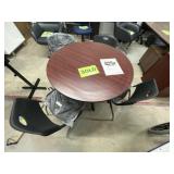 Regency Kobe 42" Round Breakroom Table w/ 4