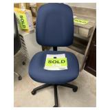 Blue Global Fabric Task Chair on Casters