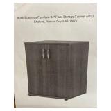 Bush 34" Floor Storage Cabinet with 2 Shelves