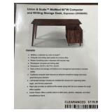 Union & Scale Mid Mod 60" Computer and Writing Des