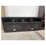 Swindon Modern TV Stand with Glass Doors