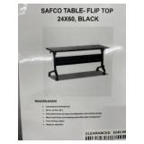 Safco Flip Top Table on Rollers