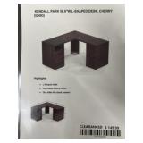 Kendall Park L-Shaped Desk with Desktop Hutch