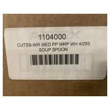 (2) Cases of Plastic Soup Spoons