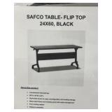 Safco Flip Top Table on Rollers