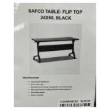 Safco Flip Top Table on Rollers