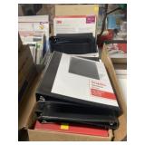 (2) Boxes of New 3 Ring Binders