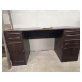 Double Pedestal Particle Board Desk