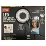 (2) Cases of LED Selfie-Ring Lights/Phone Holders