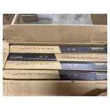 (4) Low Profile Tilt Television Wall Mounts