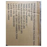 30" X 60" Poly Folding Table
