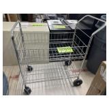 Metal Rolling File Cart