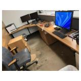 JSI Reception Desk with Lateral Files