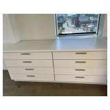 (2) 4 Drawer Storage Cabinets with Formica Tops