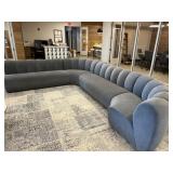 4-Piece Upholstered Waiting Room Sectional Sofa