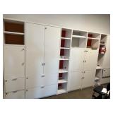 Metal Multi Component Supply Closet w/ Locks