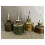 4 Early Small Hoover Vacuum Cleaner Handy Oilers