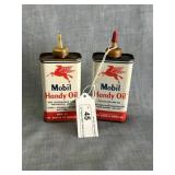 (2) Pegasus Mobil Handy Oil Cans