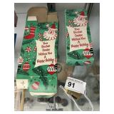 11 Sinclair Christmas Cardboard Display Boxes