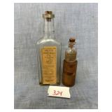 Paper Label Victor Spring Motor Oil Bottles