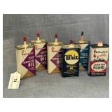 Collection Hollingshead Whiz Handy Oil Cans