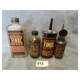 Standard Oil Finol Handy Oiler and Bottles