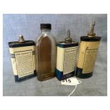4 Pure Household Handy Oilers