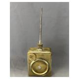 Unusual Large Antique Brass Handy Oiler