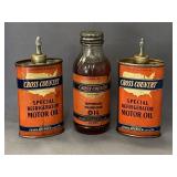 Cross County Handy Oilers & Paper Label Bottle