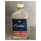 Cadillac Automotive Paper Label Glass Bottle