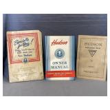 Hudson Motor Car Instruction Book & Owner Manual
