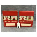 2 Phillips 66 Cardboard Handy Oiler Displays