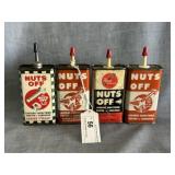 (4) Nuts Off Handy Oil Cans