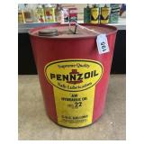 Pennzoil 5 Gallon Hydraulic Oil Can
