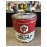 Improved Texaco Motor Oil 5 Gallon Can