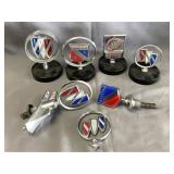 7 Vintage Buick Shield & Electra Hood Ornaments