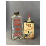 Unusual Sohio Soap Box Derby & Glass Bottle Oilers