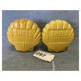 Unusual Set Shell Gas/Oil Salt & Pepper Shakers
