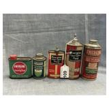 5 Different Energine Cigar Fluid & Cleaning Cans