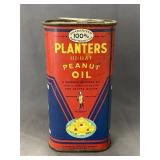 Planters Peanut High Hat Peanut Oil Tin