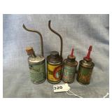 4 Imported Round Handy Oilers