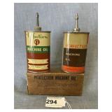 Perfection Machine Oil Handy Oilers & Box
