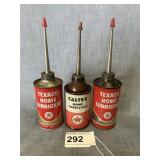 Caltex & Texaco Long Neck Handy Oilers
