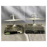 2 Lincoln Continental Hood Ornament Paper Weights