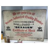 Sexauer Plumbing System Sign