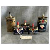 Group of Keystone Penetrating Oil Cans