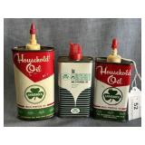 (3) Shamrock Oil Handy Oilers