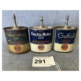 Small 2 oz. Gulf Motor Oil Handy Oilers